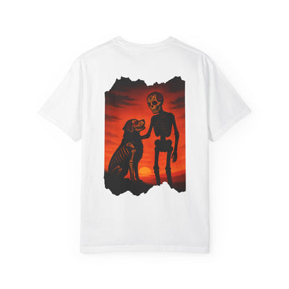"Till the Last Sunset" – Skeleton and Dog Eternal Bond Tee