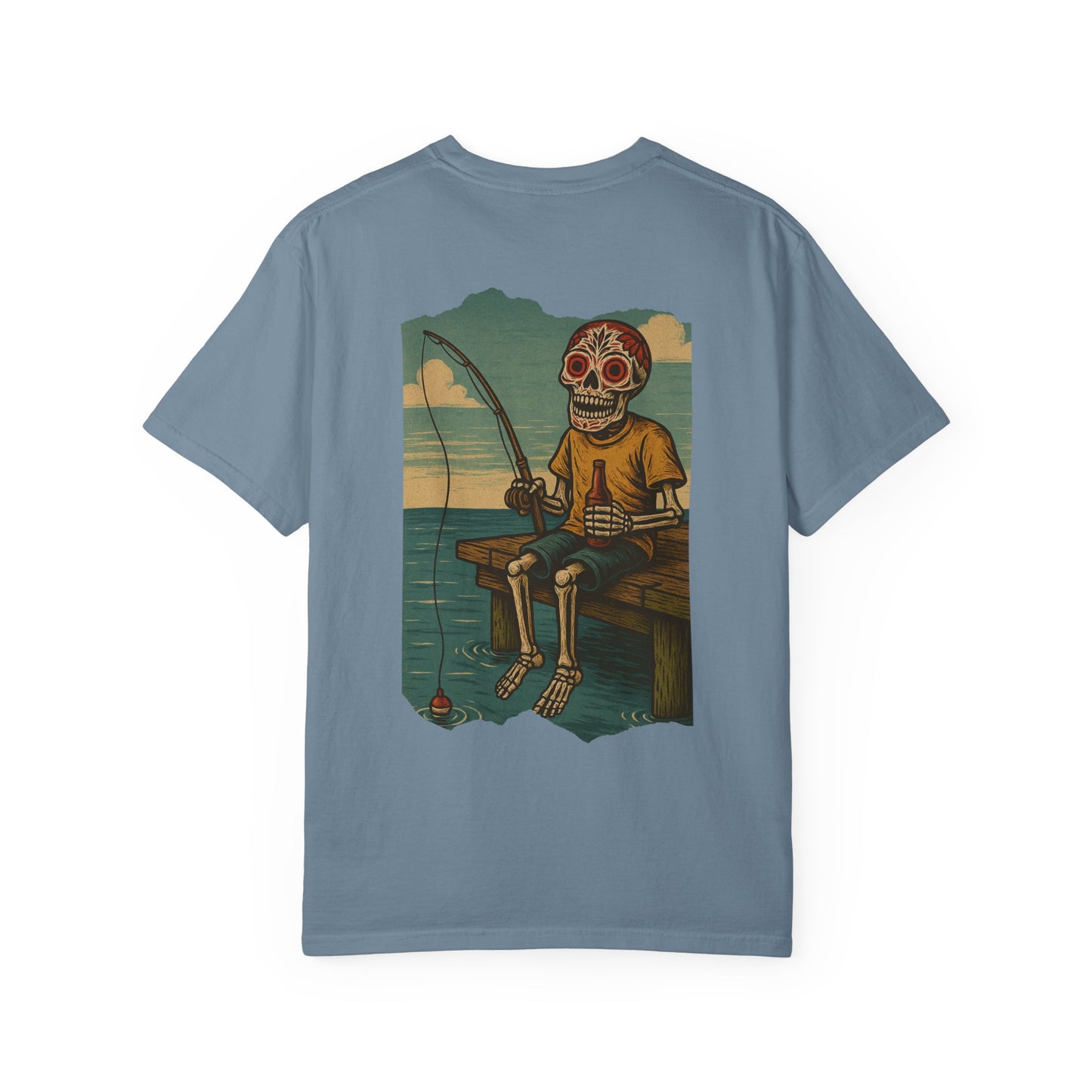 "Dead Calm" – Skeleton Dockside Fishing Tee