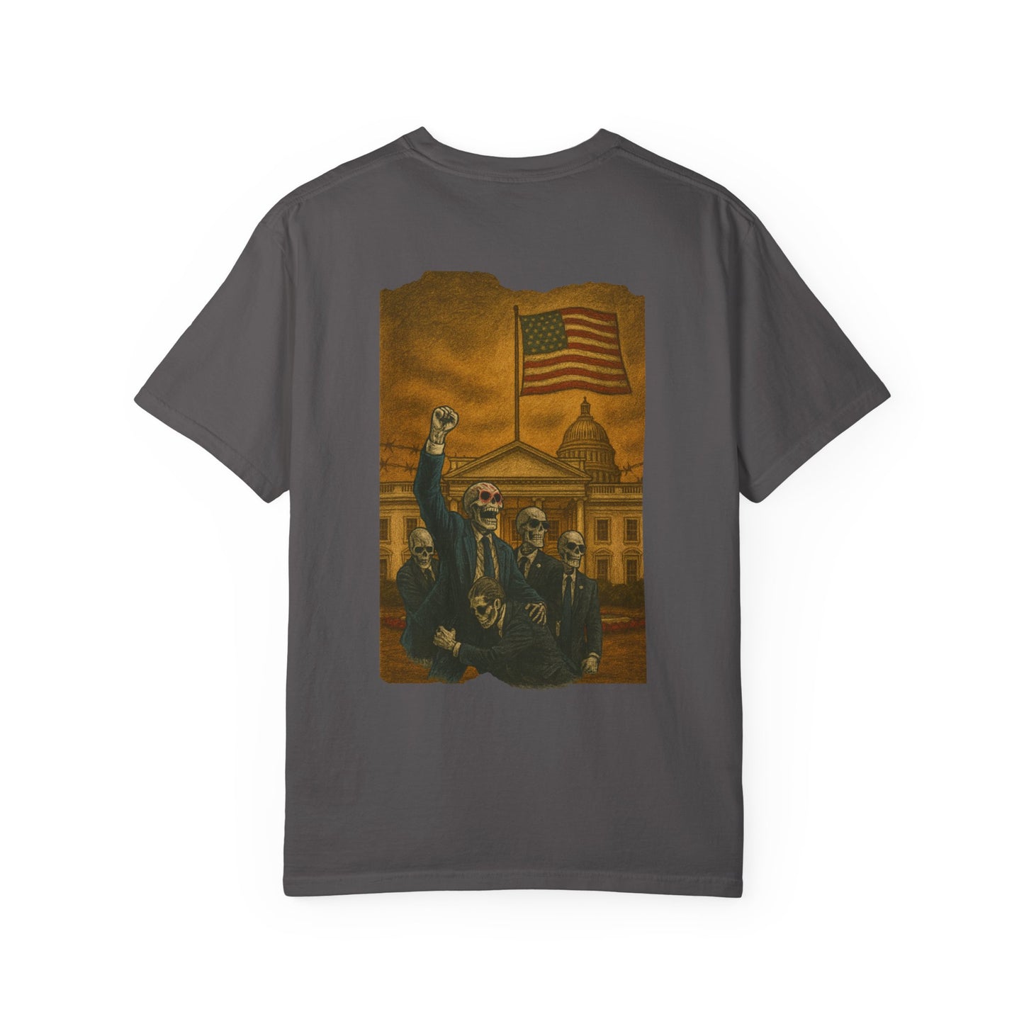 “Undead Commander” – Skeleton President Power Tee