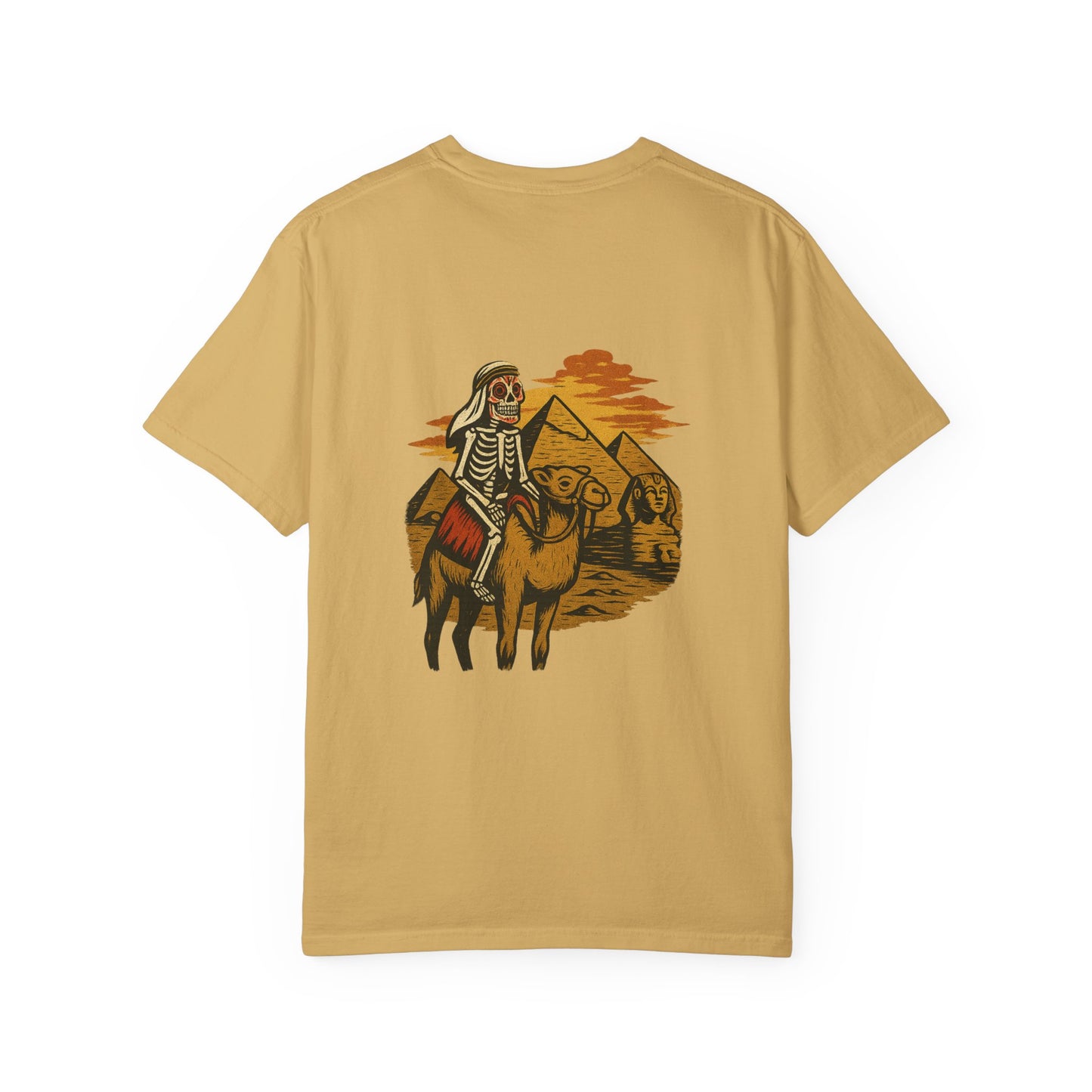 “Pharaoh’s Ride” – Skeleton Camel Trek Tee