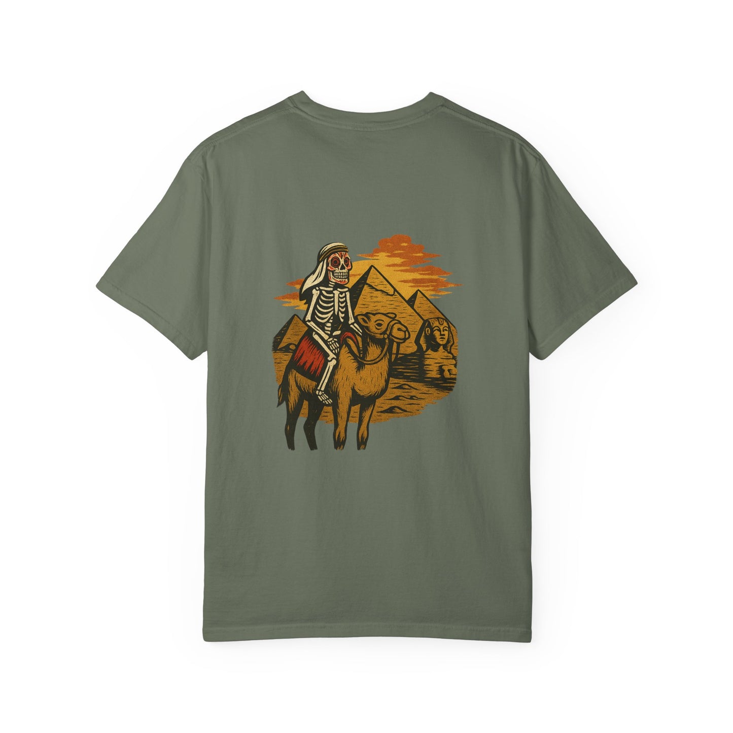 “Pharaoh’s Ride” – Skeleton Camel Trek Tee