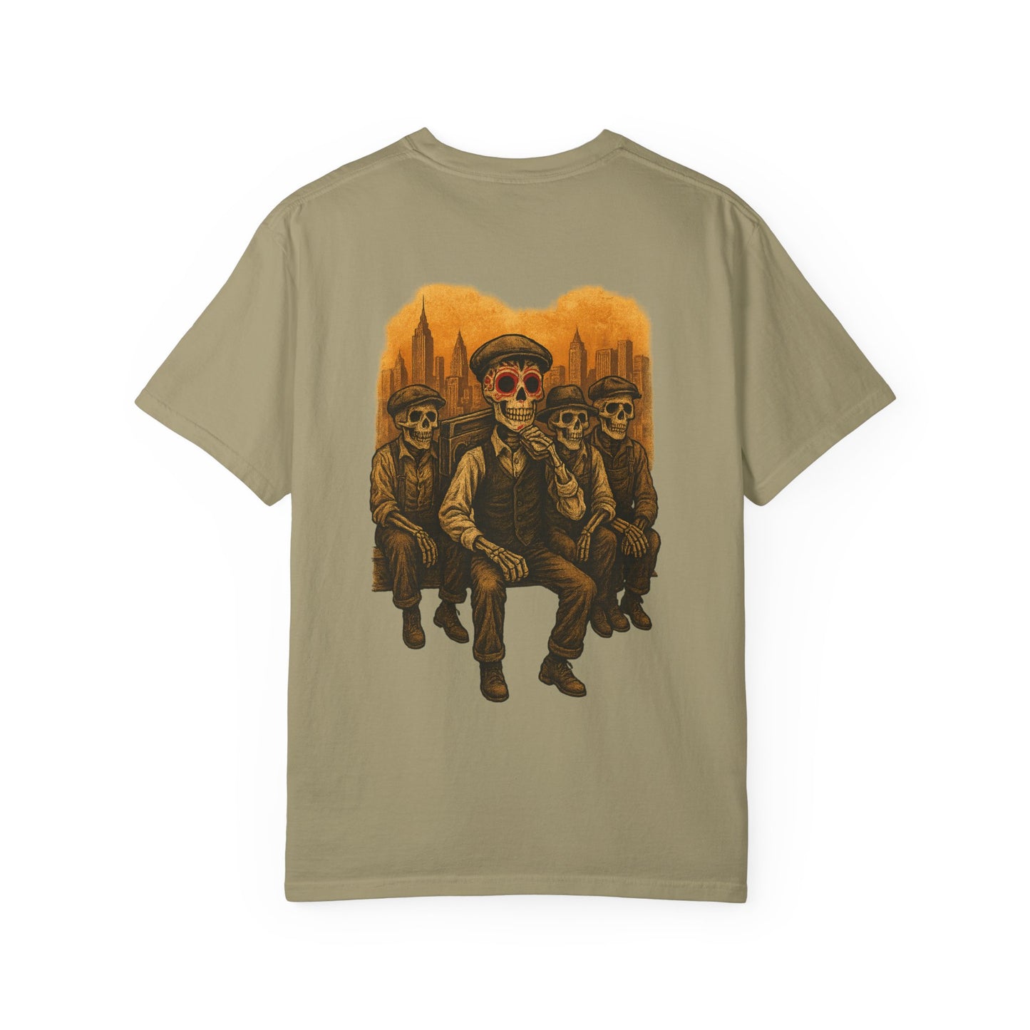 "Bones of the Builders" – Skeleton Workers of Old NYC Tee