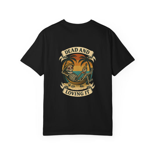 Dead and Loving It – Island Skeleton Tee