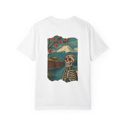 "Eternal Bloom" – Skeleton at Mount Fuji Tee