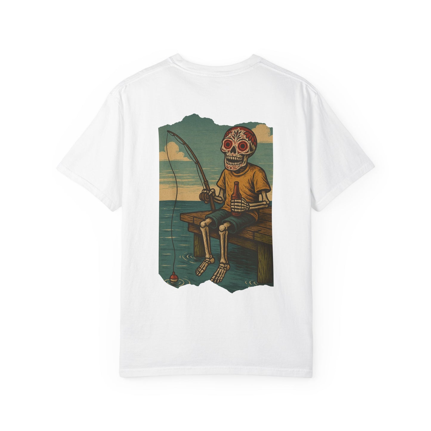 "Dead Calm" – Skeleton Dockside Fishing Tee