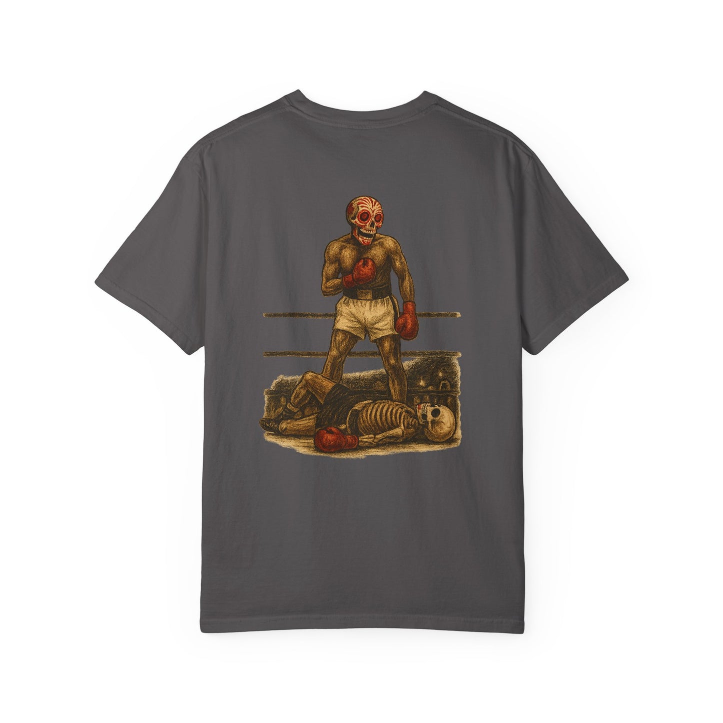 "Death by Knockout" – Skeleton Boxing Legend Tee
