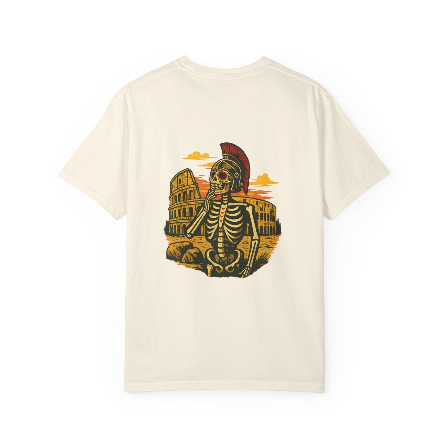 “Rome Wasn’t Burned in a Day” – Gladiator Skeleton Tee
