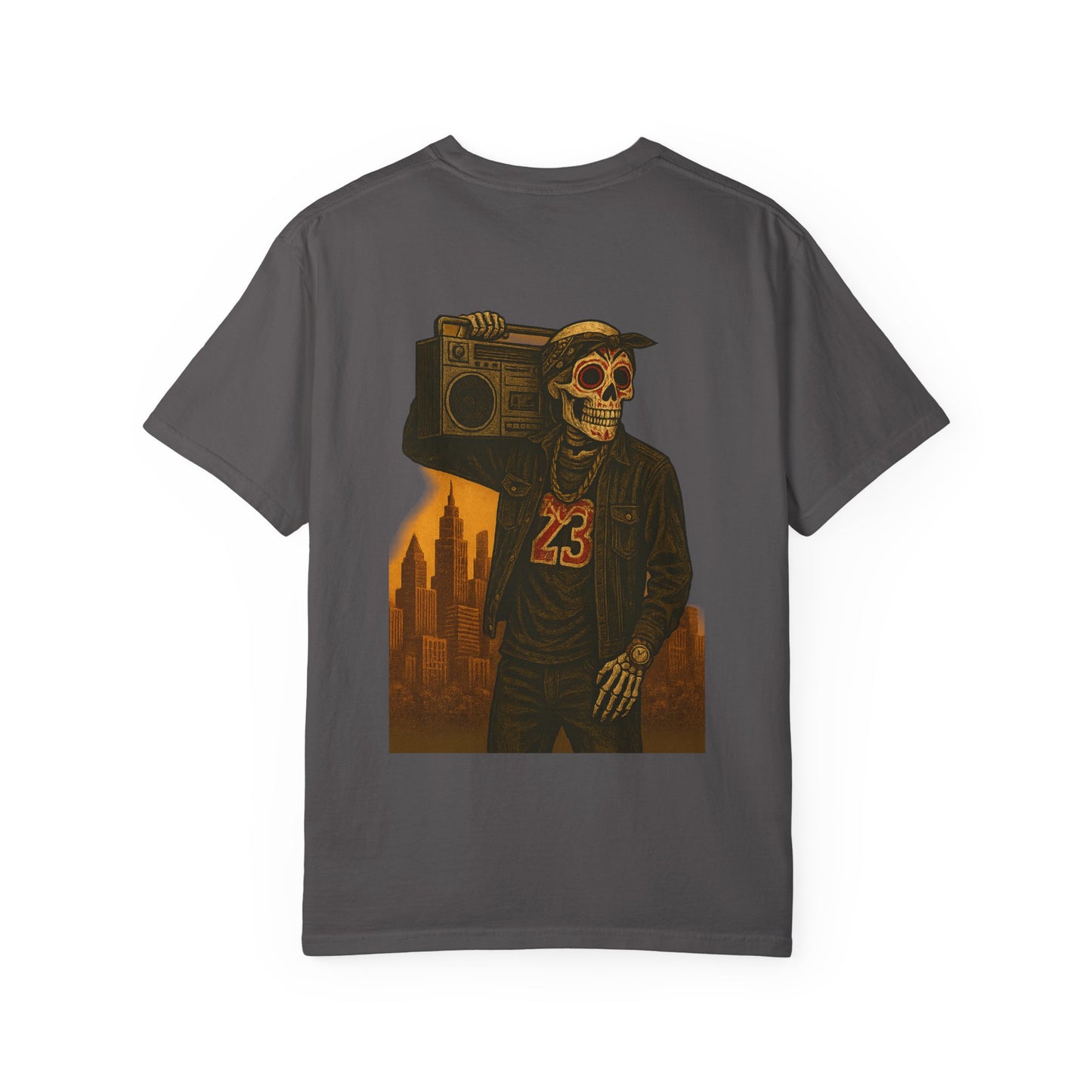 "Back from the Bronx" – Skeleton Boombox Legend Tee