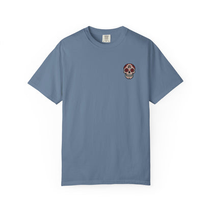 "Hooked to the Grave" – Skeleton Deep Sea Fishing Tee