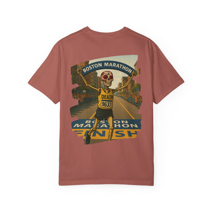"Death Runs Boston" – Skeleton Marathon Champion Tee