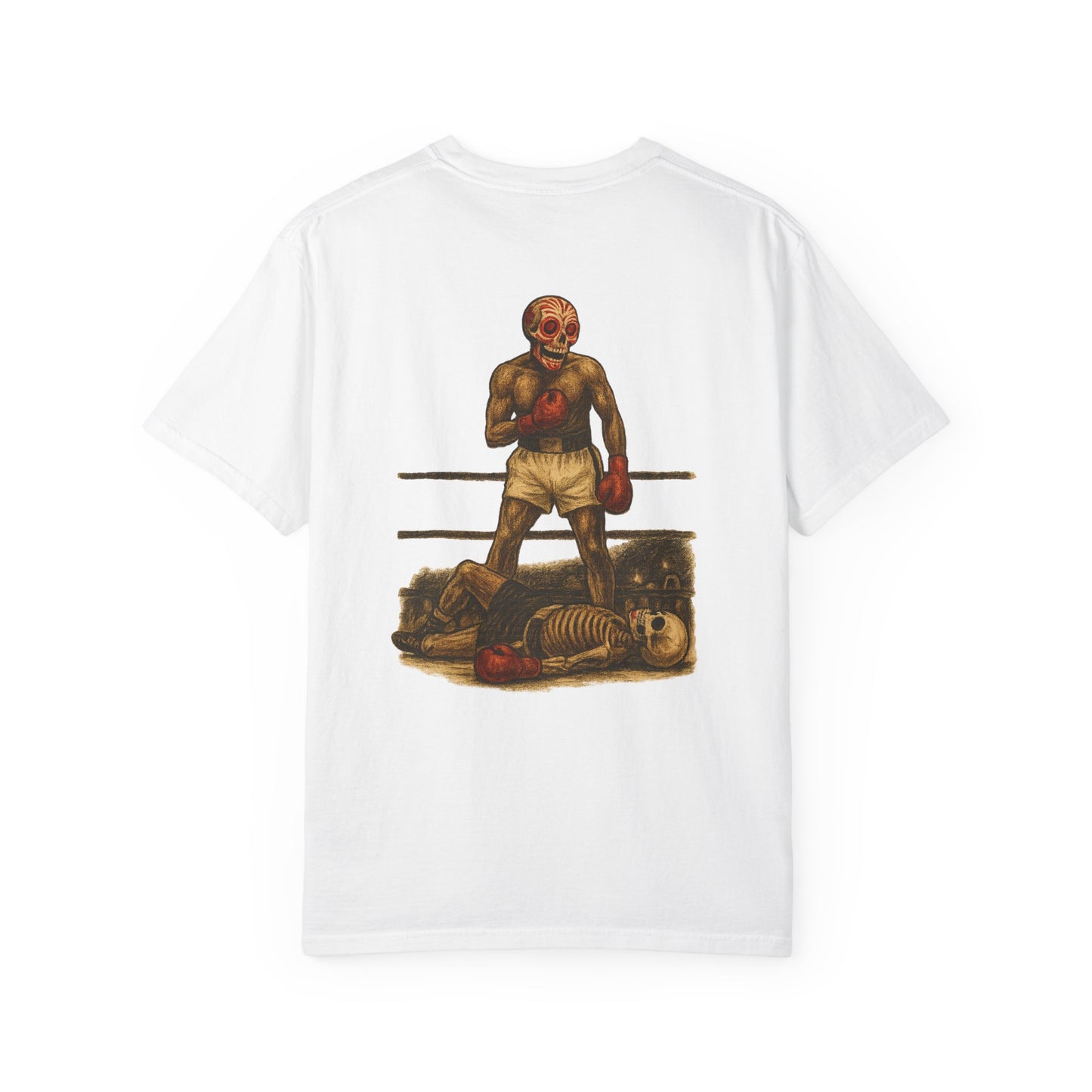 "Death by Knockout" – Skeleton Boxing Legend Tee